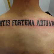 קעקוע Fortis fortuna adiuvat